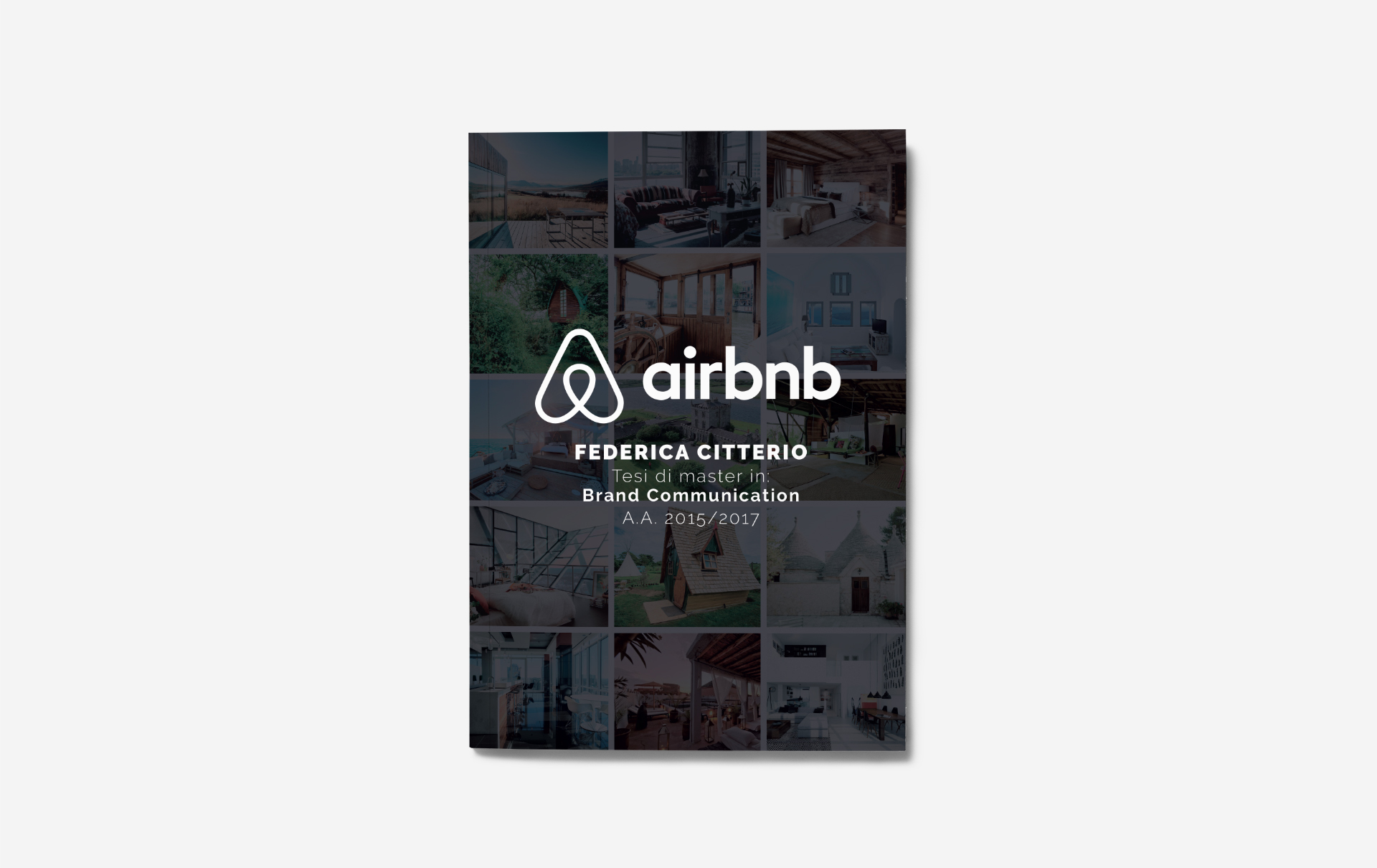 Cover della tesi su Airbnb