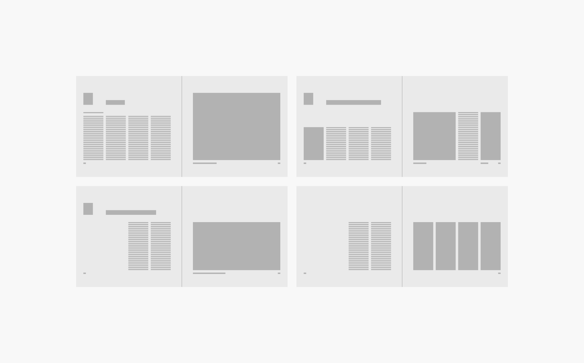 Indicazione di differenti usi del layout di impaginazione della tesi